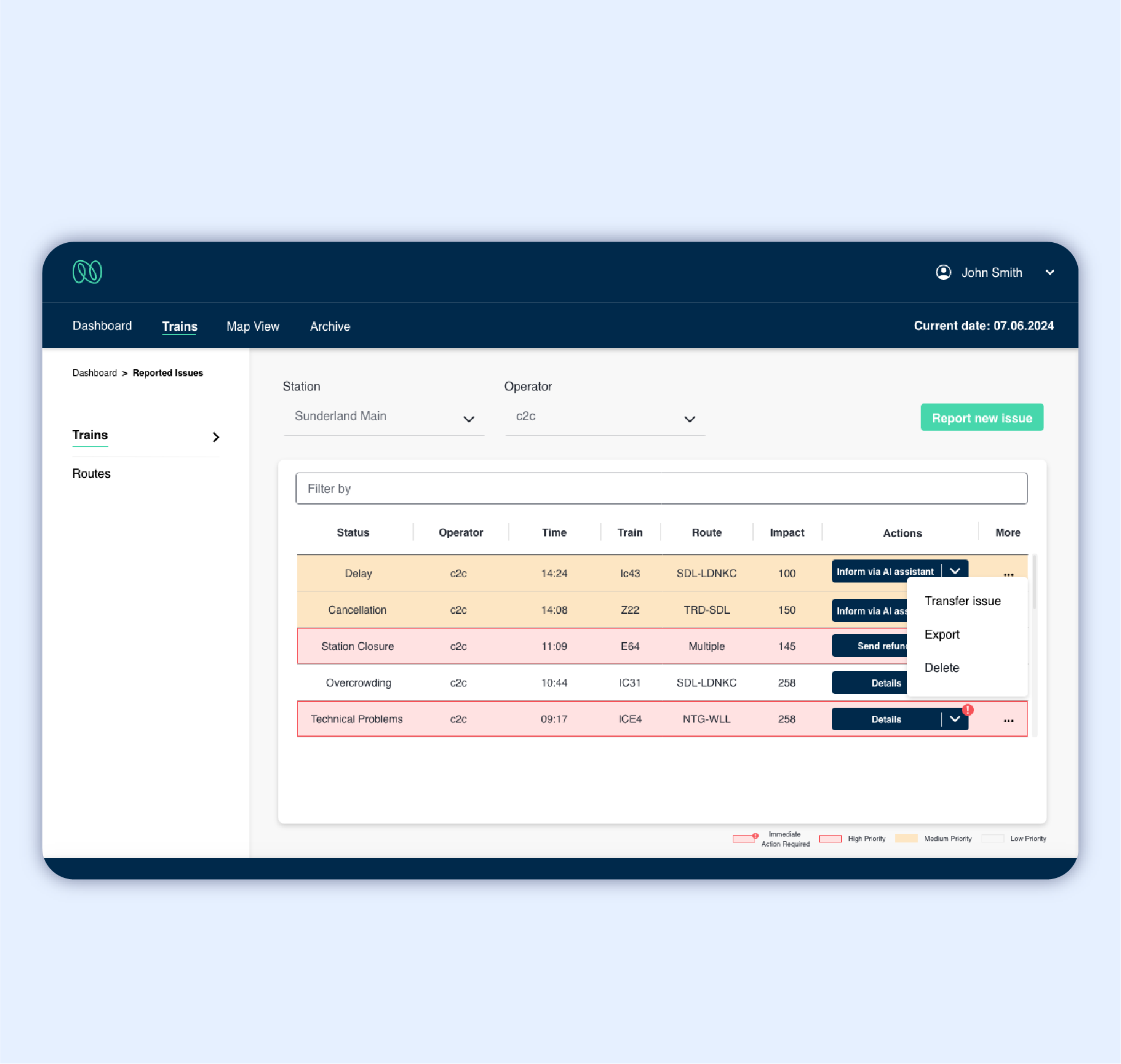 Crowd Sourced Disruption Management​ - Screen 4