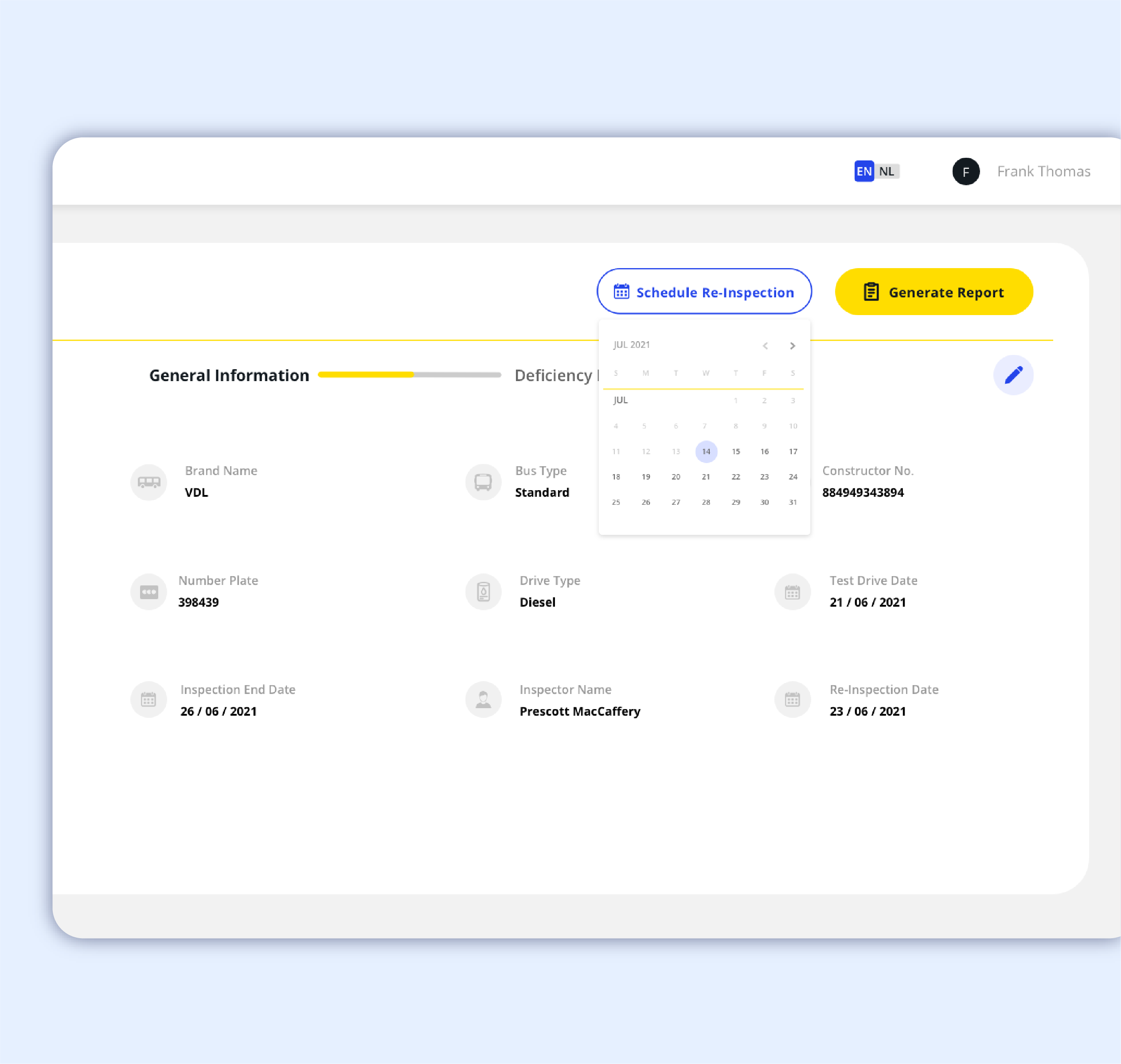 Nagarro's XR Maintenance app UX/UI.